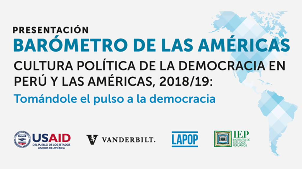 Cultura política de la democracia en Perú y en las Américas, 2018/19